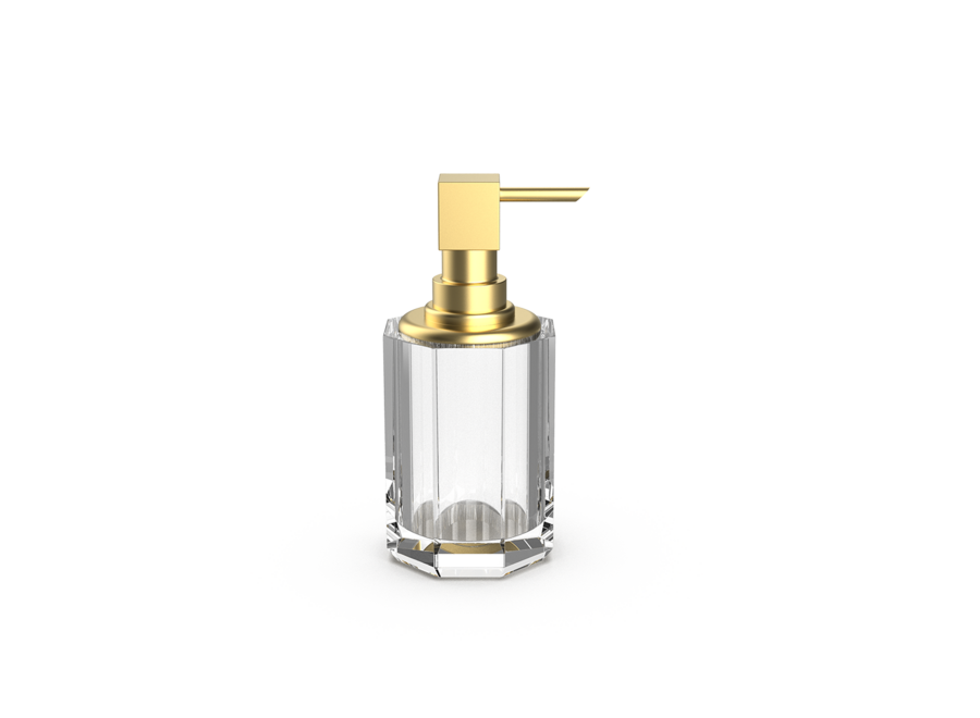 Seifenspender  'Kristall' SSP 2  - Gold Matt/clear