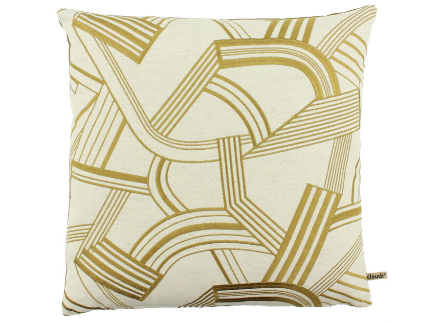 Kussen Afine Dark gold