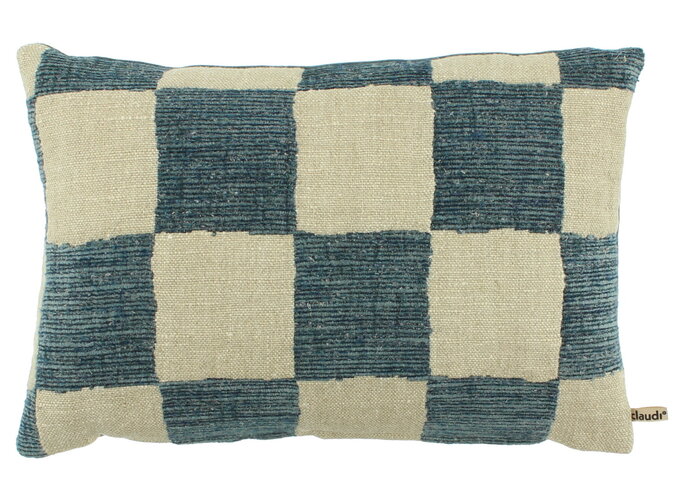 Kussen Checky Denim