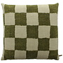 Sierkussen Checky Olive