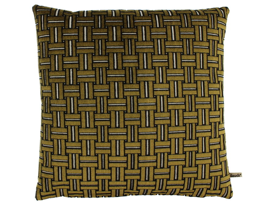 Dekoratives Kissen Ilona Dark gold