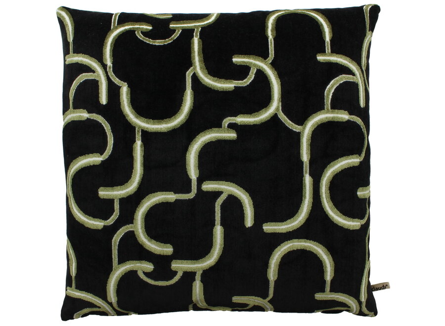 Kussen Parkavella Black / Olive
