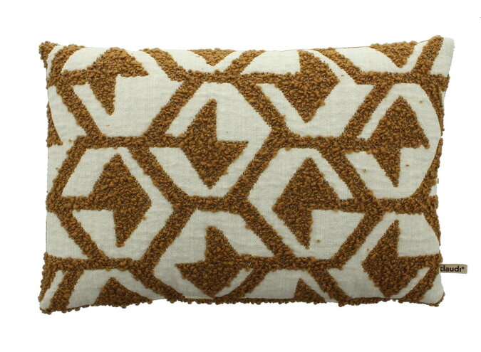 Coussin Hexa Camel