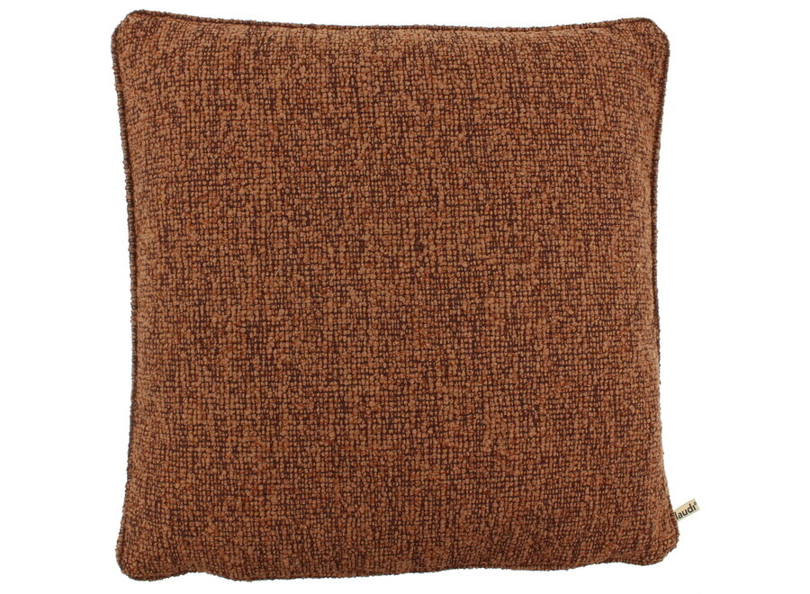 Decorative cushion Logan Brique + Piping