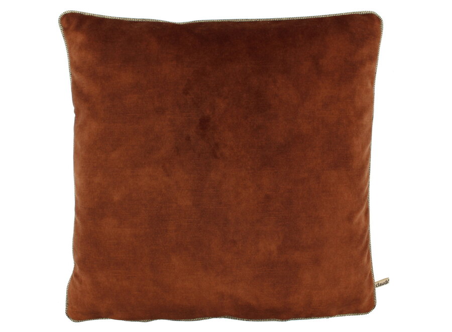 Kussen Adona Rust + Piping Diamo Gold