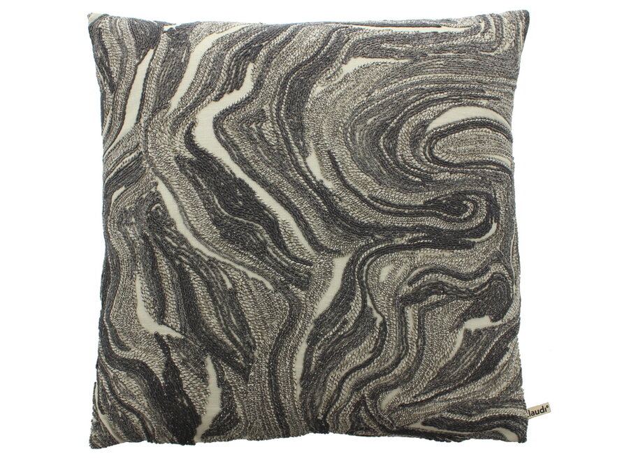 Coussin décoratif Ondetty Dark taupe