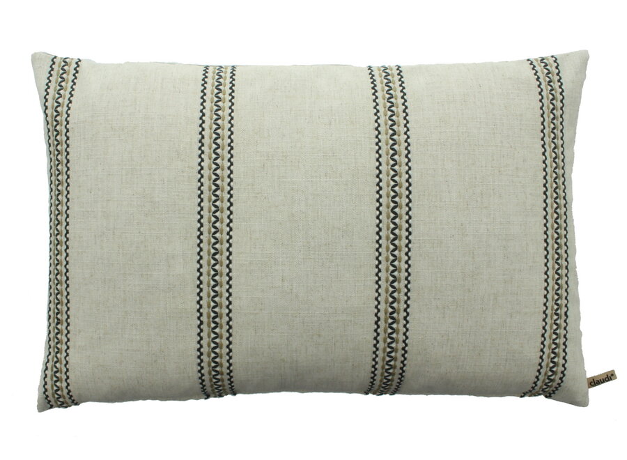 Coussin décoratif Scopio Black / Sand