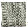 Dekoratives Kissen Brighton Grey / Mint + Piping