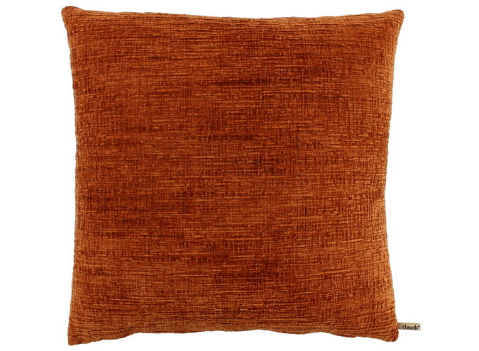 Coussin Shaggy Brique