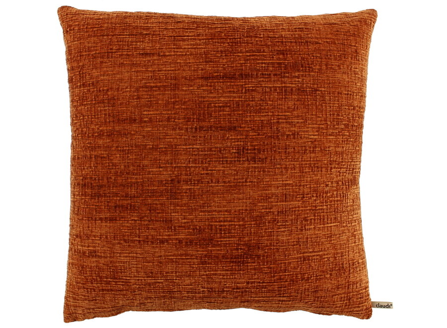 Coussin Shaggy Brique