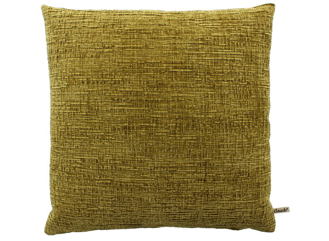Kissen Shaggy Mustard