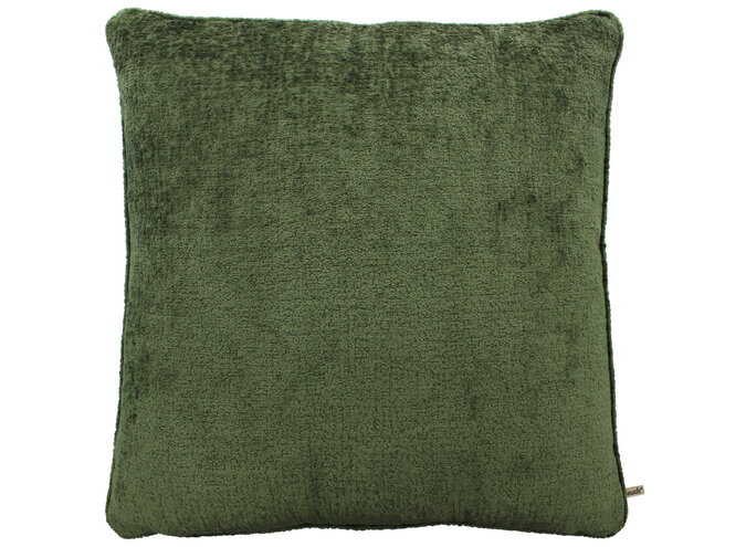Kussen Softy Olive + Piping