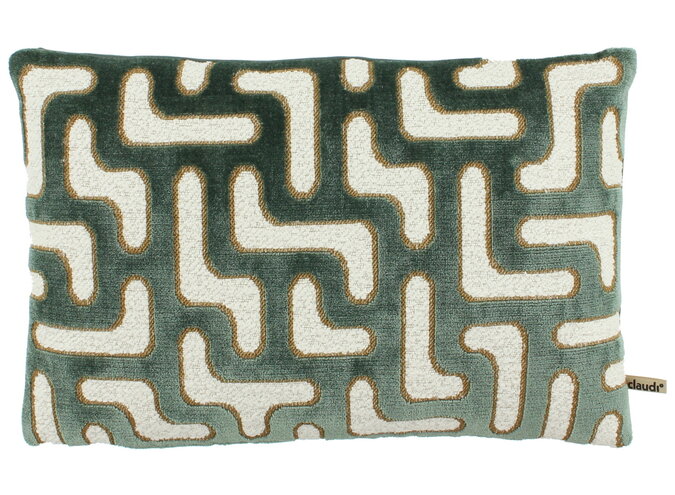 Coussin Blanka Dark mint
