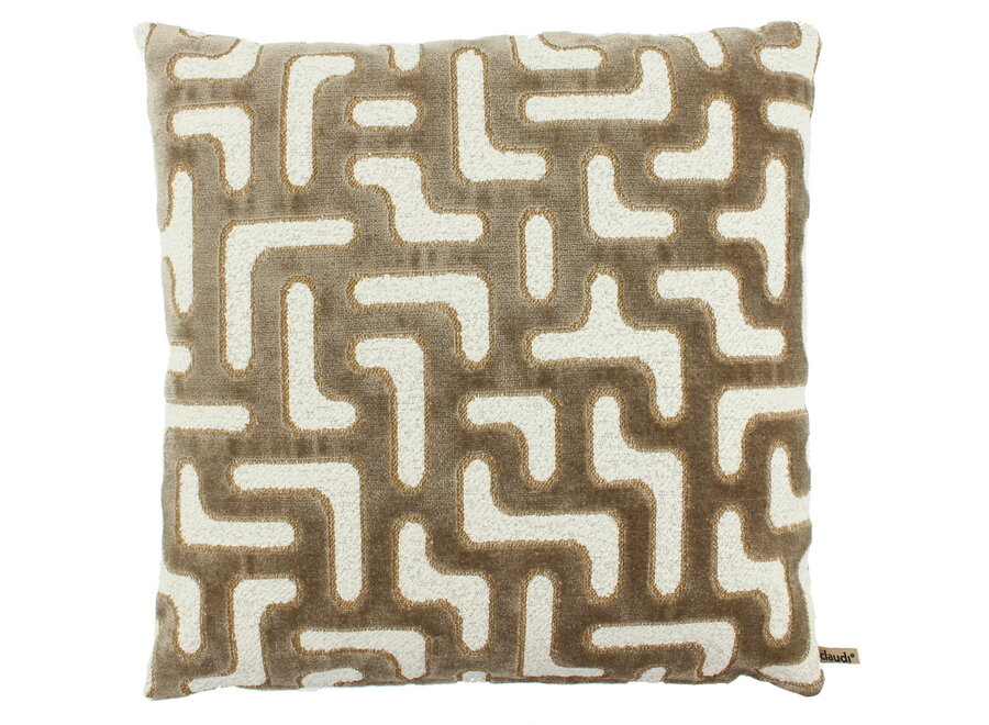 Coussin décoratif Blanka Taupe