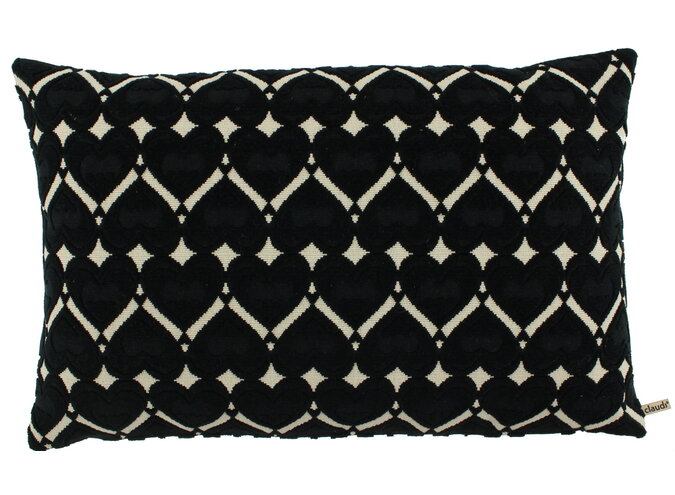 Kussen Harvy Black / White