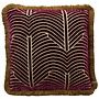 Sierkussen Otto Exclusive Pink + Fringe dark gold