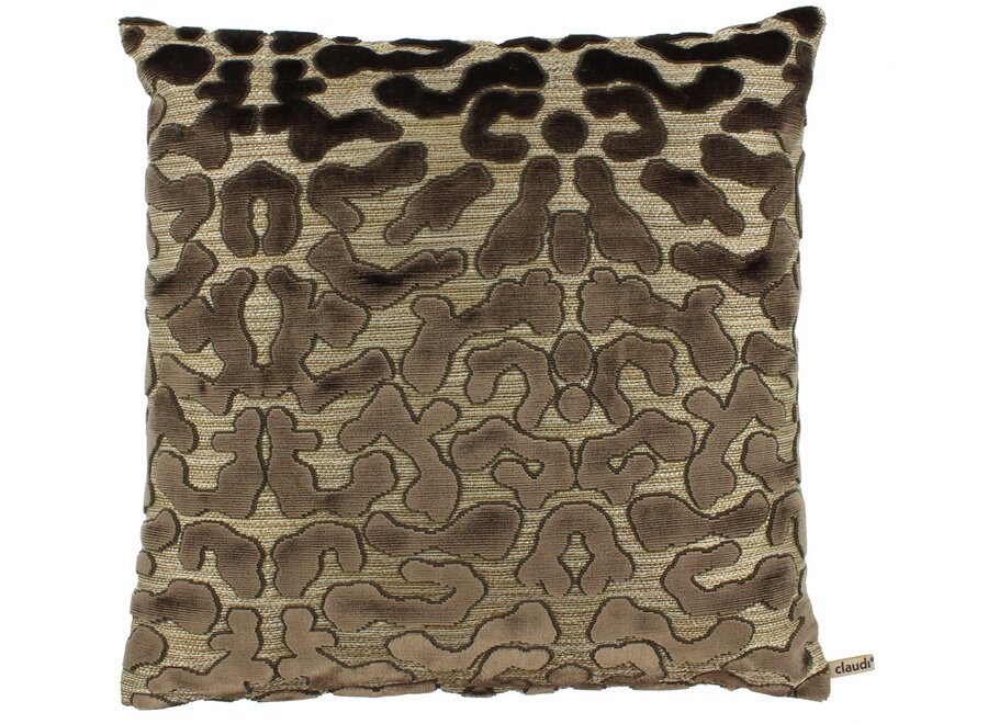 Dekoratives Kissen Talissa Dark taupe