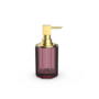 Soap dispenser 'Kristall' SSP 2 - Gold Matt/Burgundy