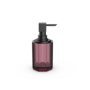 Soap dispenser 'Kristall' SSP 2  - Black matt/Burgundy