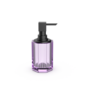 Distributeur de savon 'Kristall' SSP 2  - Noir mat/Violette