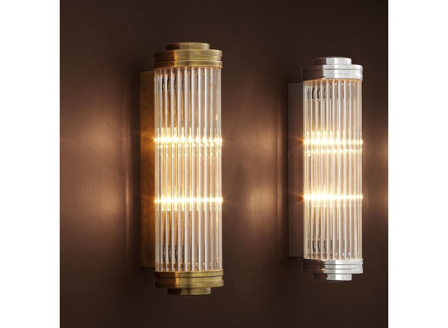 Wandlampe 'Gascogne' - L - Nickel - OL