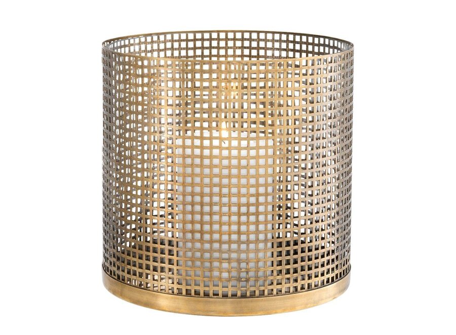 Windlicht 'Sterling'  vintage brass - OL