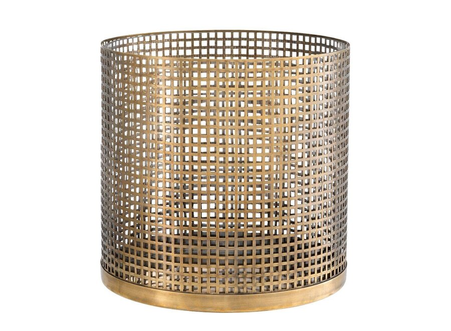 Windlicht 'Sterling'  vintage brass - OL