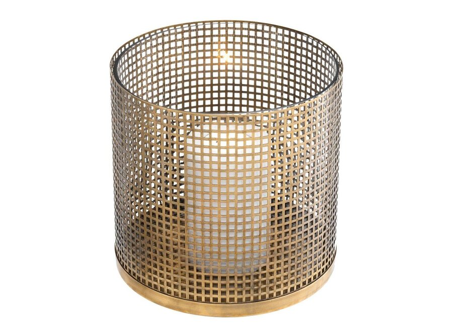 Windlicht 'Sterling'  vintage brass - OL