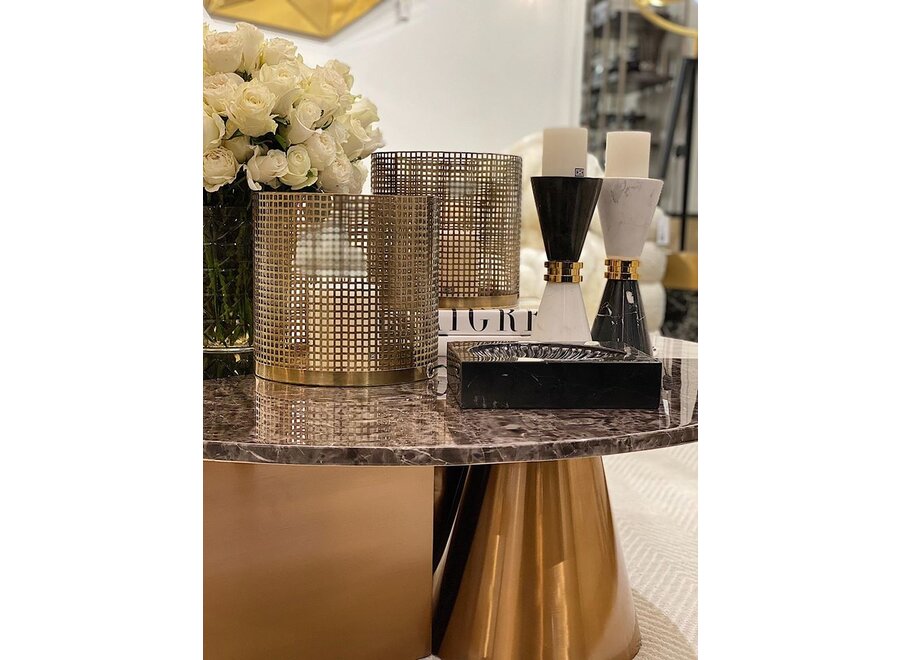 Windlicht 'Sterling'  vintage brass - OL