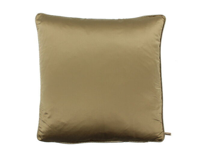 Coussin Dafne Dark Gold 922 + Piping Diamante Gold