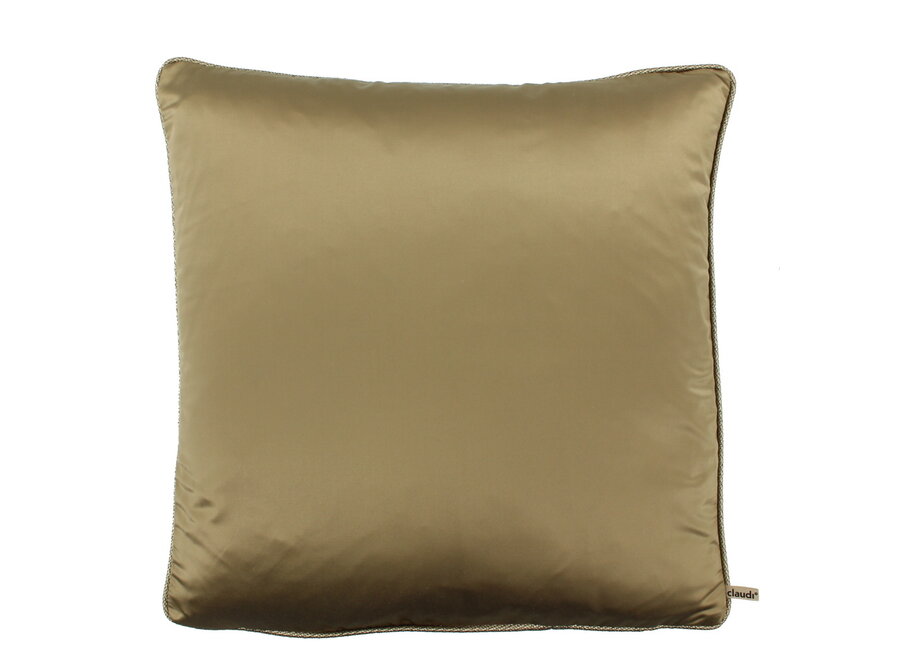 Kissen Dafne Dark Gold 922 + Piping Diamante Gold