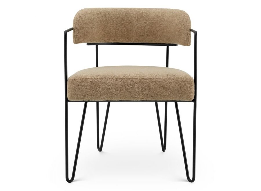 Chaise de salle à manger 'Giuseppe' - Trenton beige