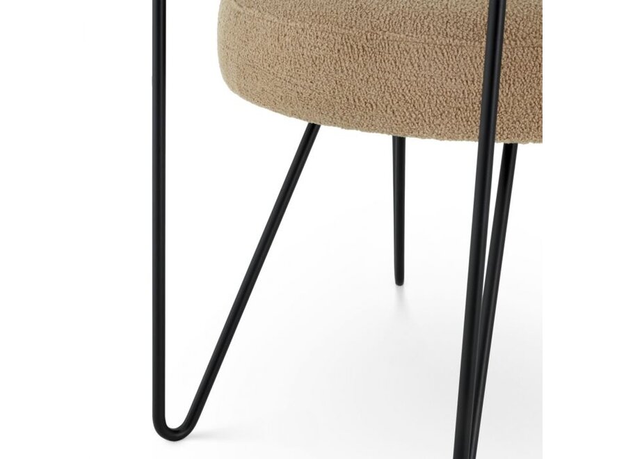 Chaise de salle à manger 'Giuseppe' - Trenton beige