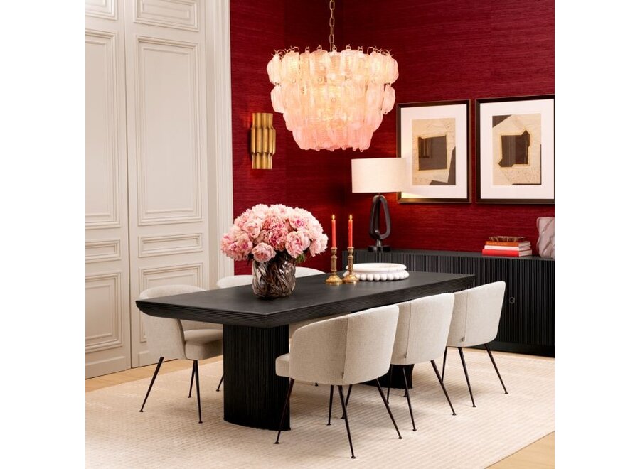 Eettafel 'Winston' - Charcoal oak veneer