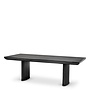 Dining table 'Winston' - Charcoal oak veneer
