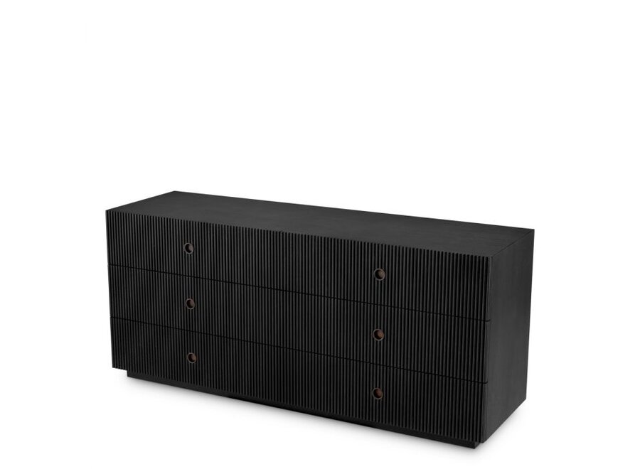 Dressoir (met lades) 'Dimitrios' - Charcoal oak veneer
