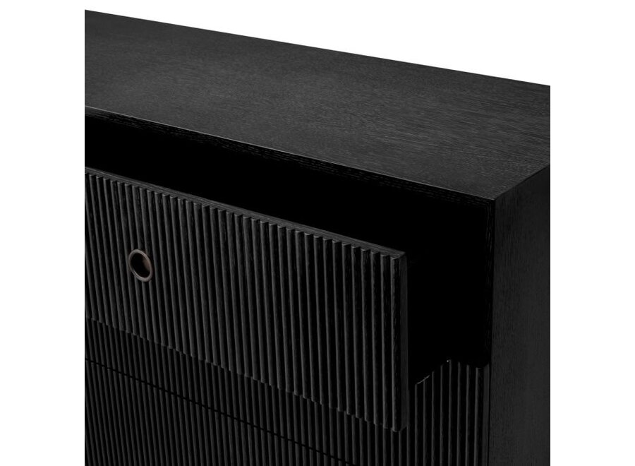 Dressoir (met lades) 'Dimitrios' - Charcoal oak veneer