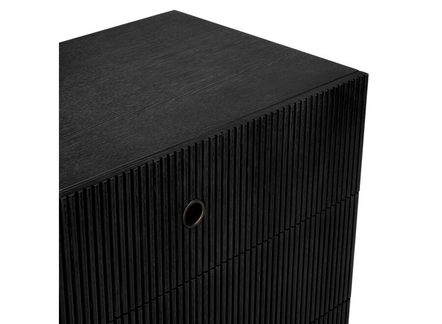 Commode 'Dimitrios' - Charcoal oak veneer