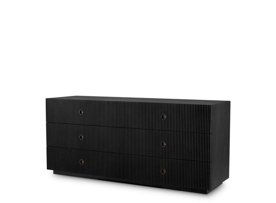 Commode Dimitrios - Charcoal oak veneer