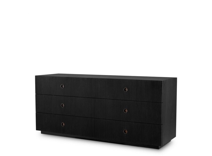 Dressoir (met lades) Dimitrios - Charcoal oak veneer