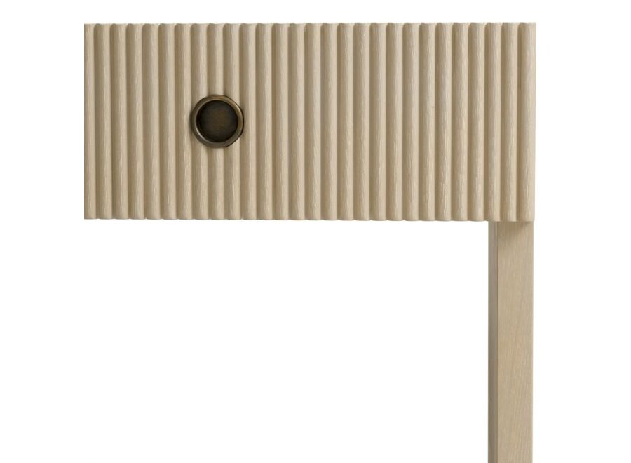 Bedside table 'Dimitrios' - Washed oak veneer