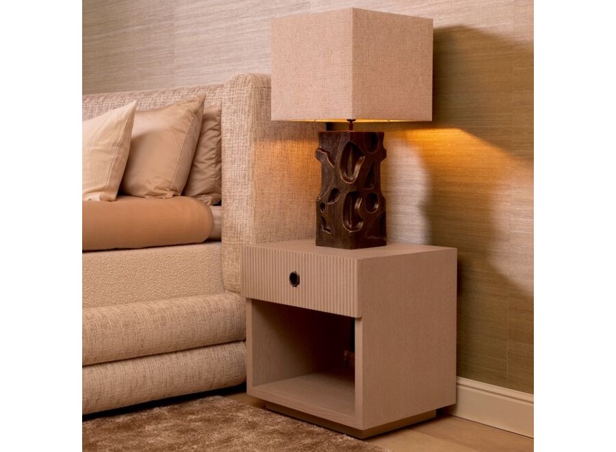 Table de Chevet 'Dimitrios' - Washed oak veneer