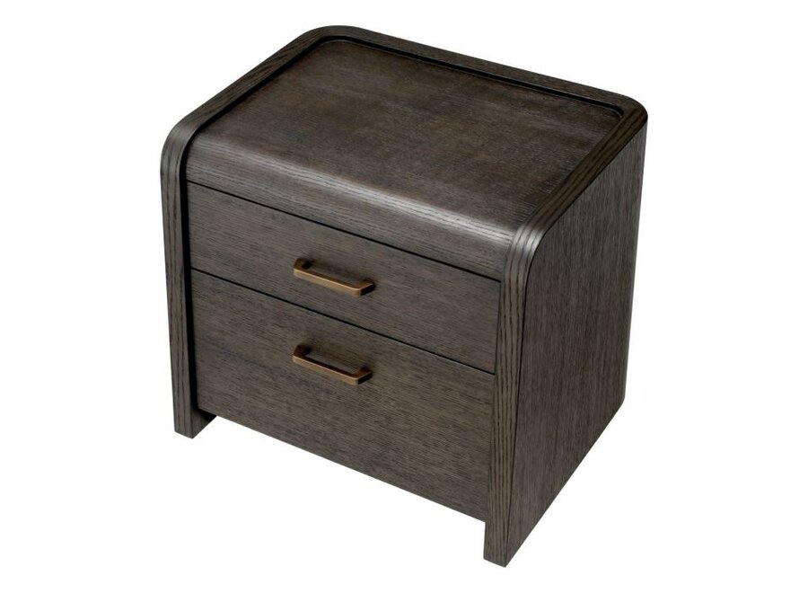 Table de Chevet 'Joane' - Mocha oak veneer