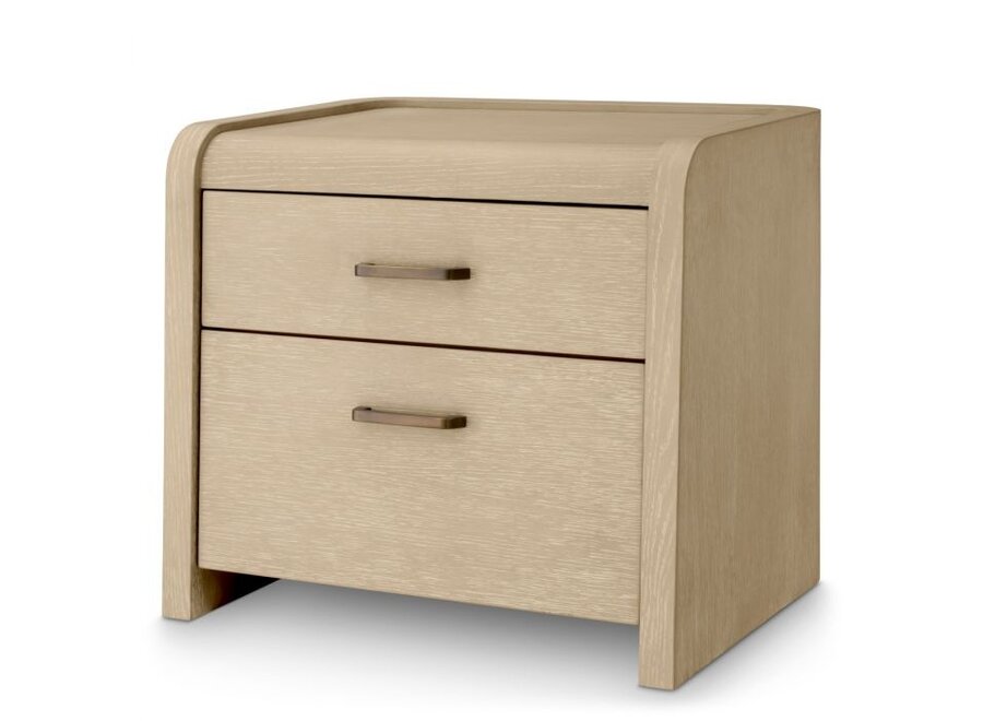 Table de Chevet Joane - Washed oak veneer