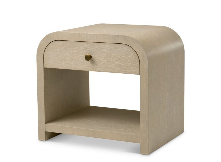 Table de Chevet 'Rhodes' - Washed oak veneer