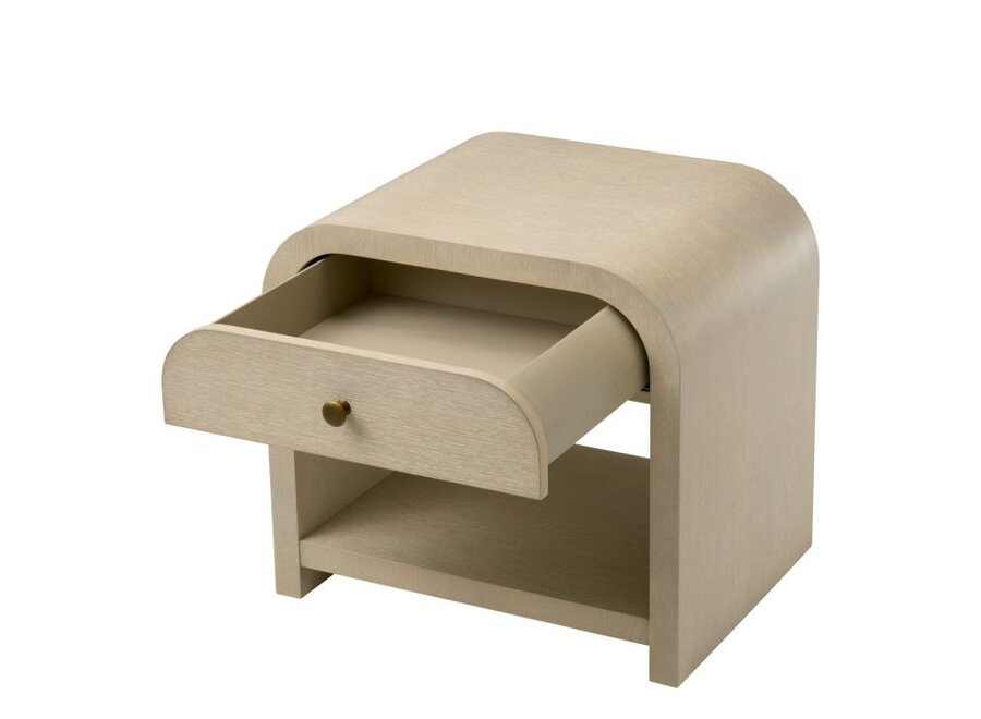 Table de Chevet 'Rhodes' - Washed oak veneer
