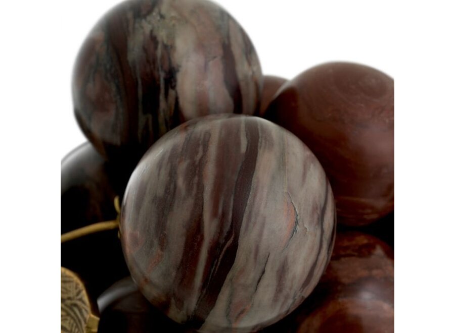 Objekt 'Vintage Grapes' - red marble