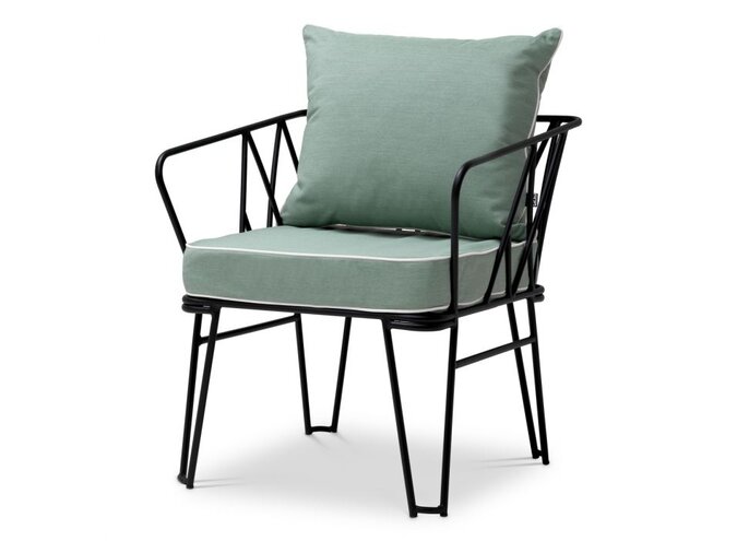 Outdoor chair Clifton - blaise light blue