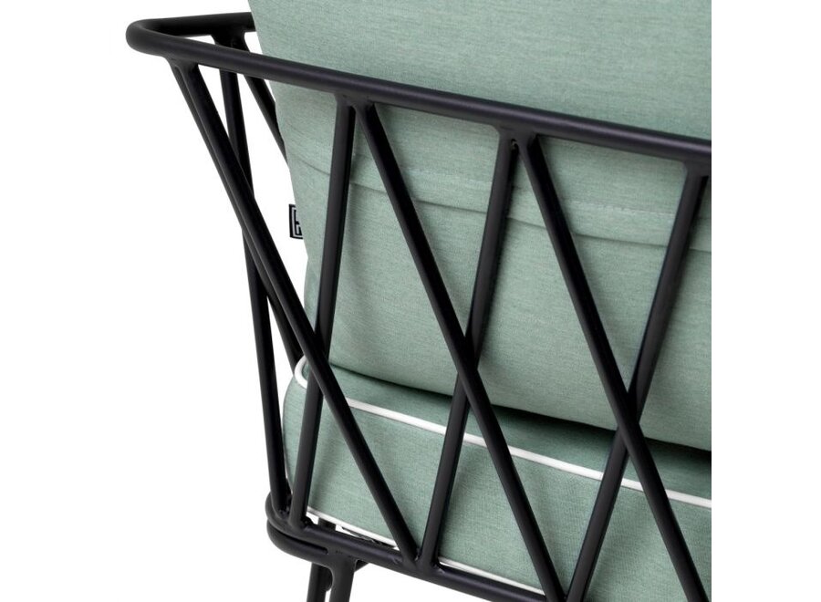 Outdoor chair 'Clifton' - blaise light blue