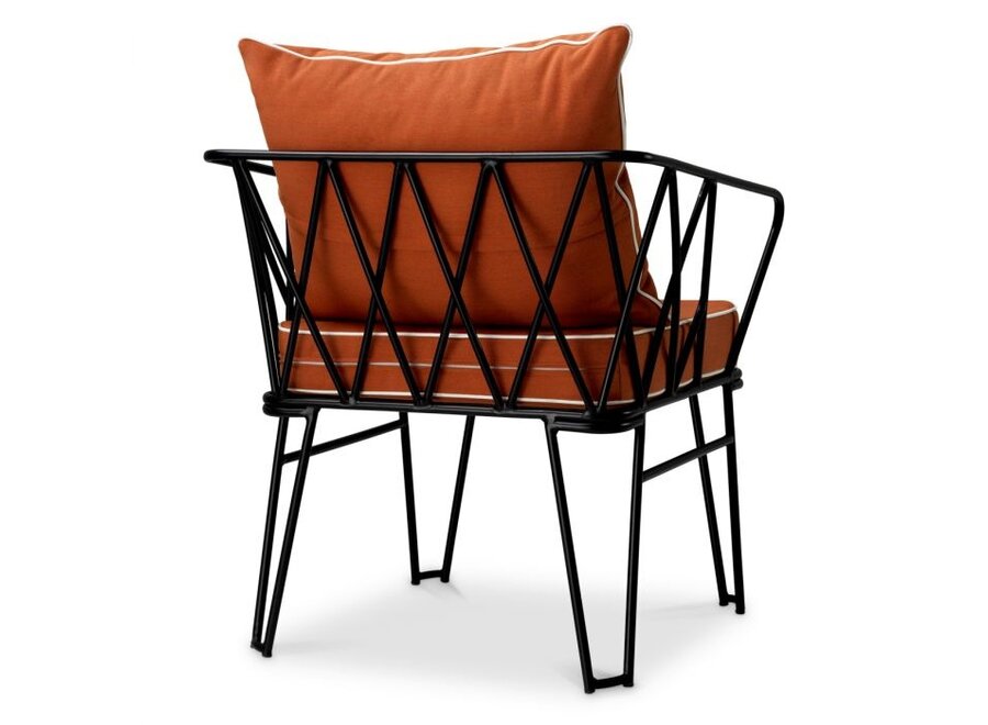 Chaise d'extérieur 'Clifton' - blaise orange